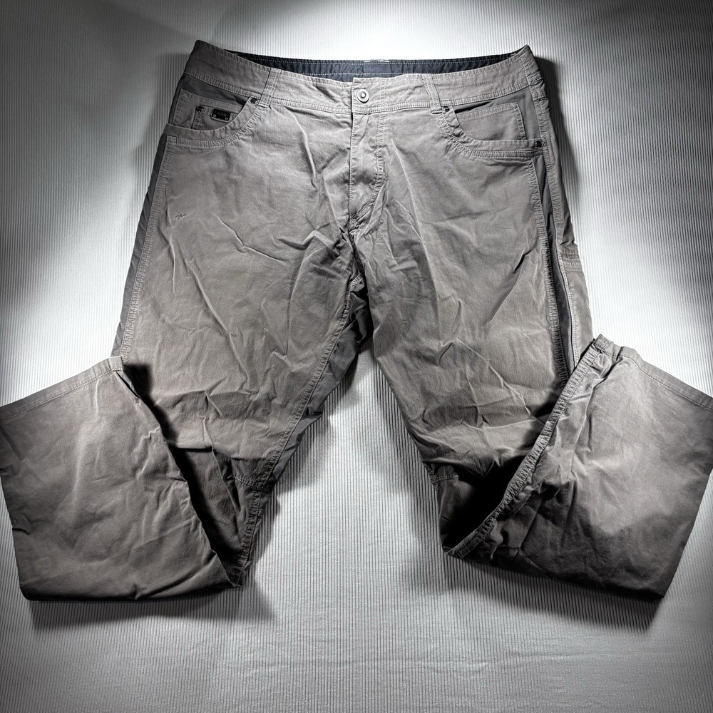 KUHL Radikl Pants 40x32 Brown Hiking Utility Trail Outdoors Active Stretch